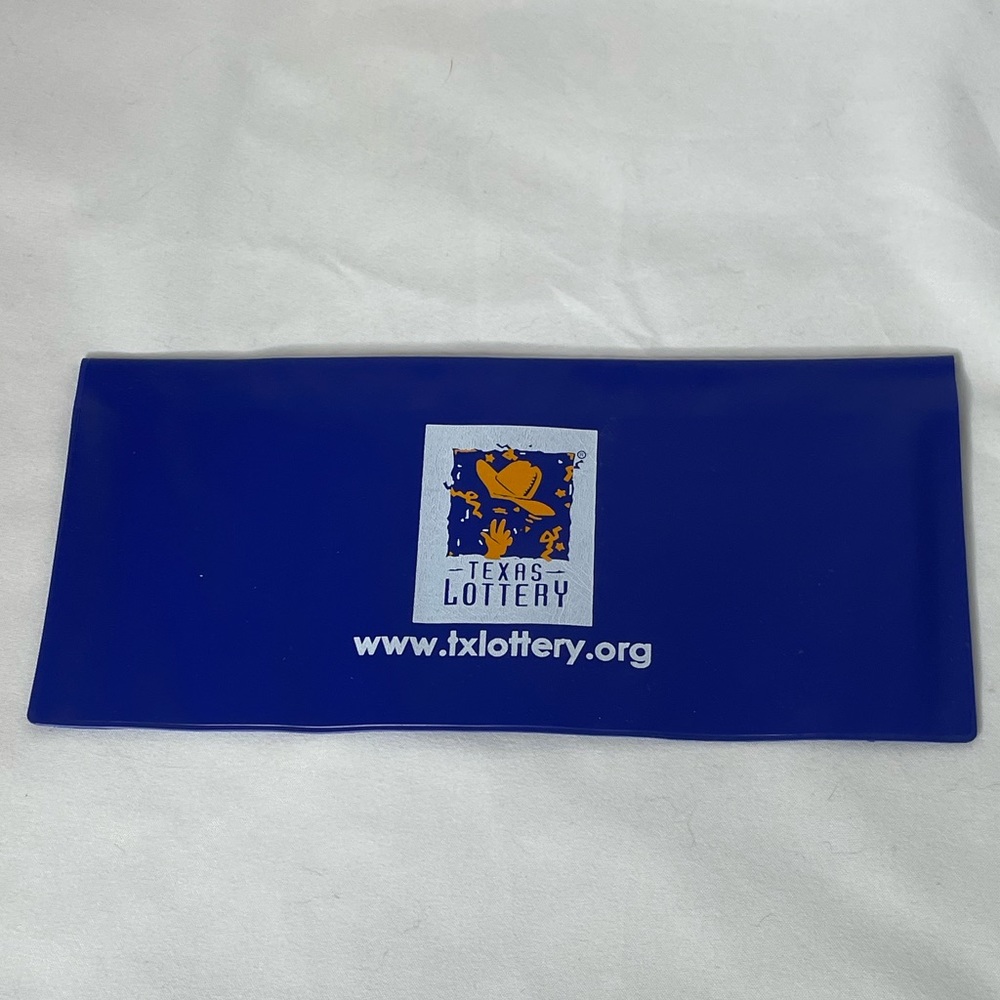 Texas Lottery Lotto Texas Gently Used Paper Ticket Holder (item #2) Christmas
